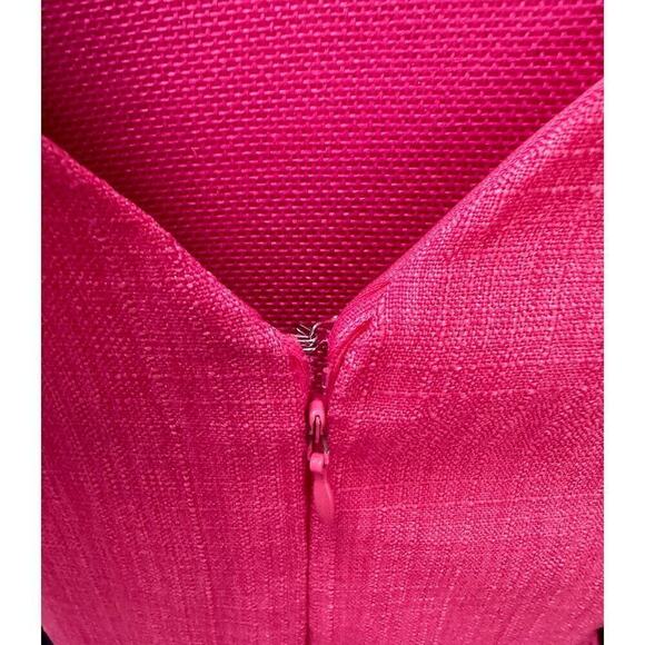 Ellen Tracy EUC Pink Beaded Fit & Flair with Pockets Size 4 - Picture 6 of 10